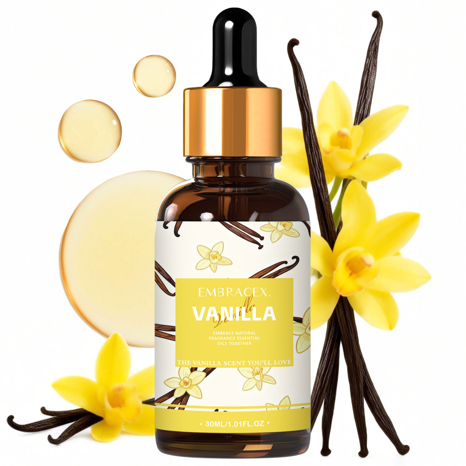 Candle Making Supplies - 30ml Vanilla Fragrance Oils For Diffusers