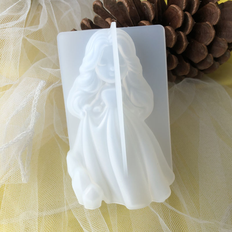 3D Cute Princess Silicone Cand - огляд і ціна Candle Making Supplies