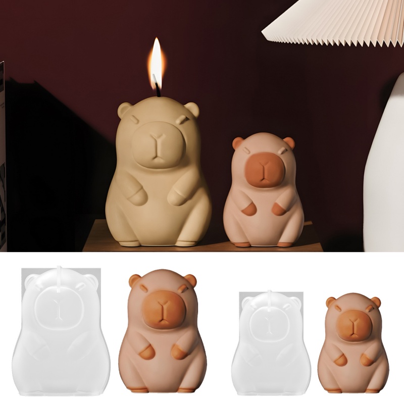 Capybara Pudding Baking Silico - огляд і ціна Candle Making Items
