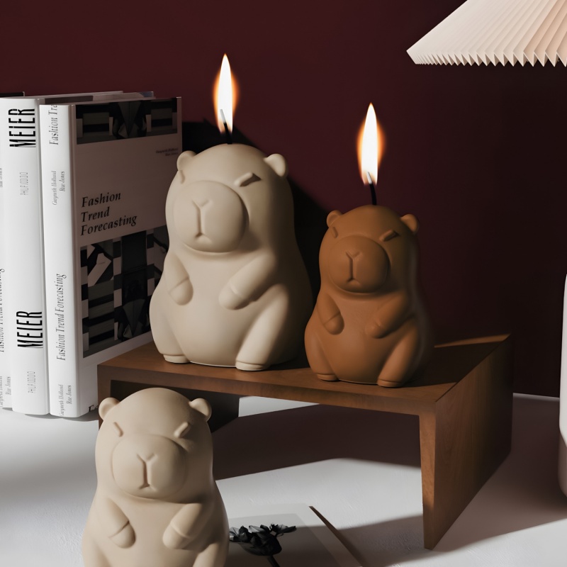 Capybara Pudding Baking Silico - огляд і ціна Candle Making Items