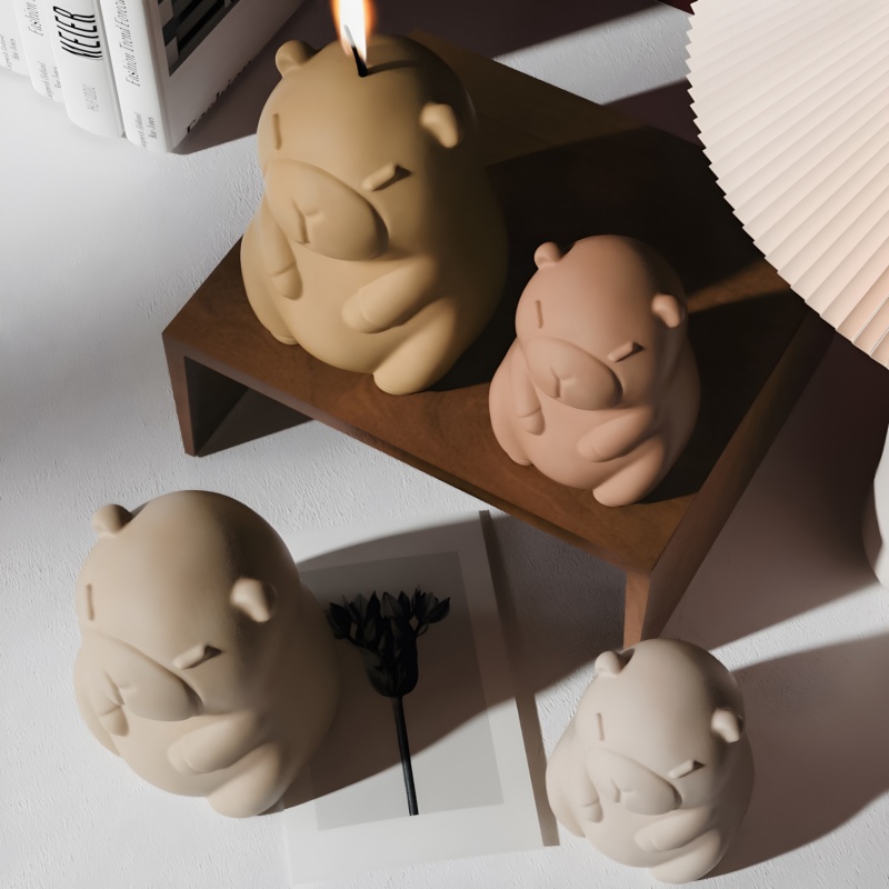 Capybara Pudding Baking Silico - огляд і ціна Candle Making Items