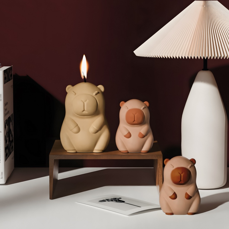 Capybara Pudding Baking Silico - огляд і ціна Candle Making Items