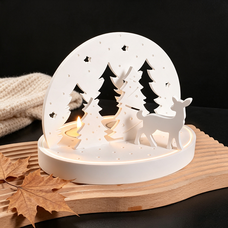 Christmas Elk Tealight Candle  - огляд і ціна Candle Making Supplies