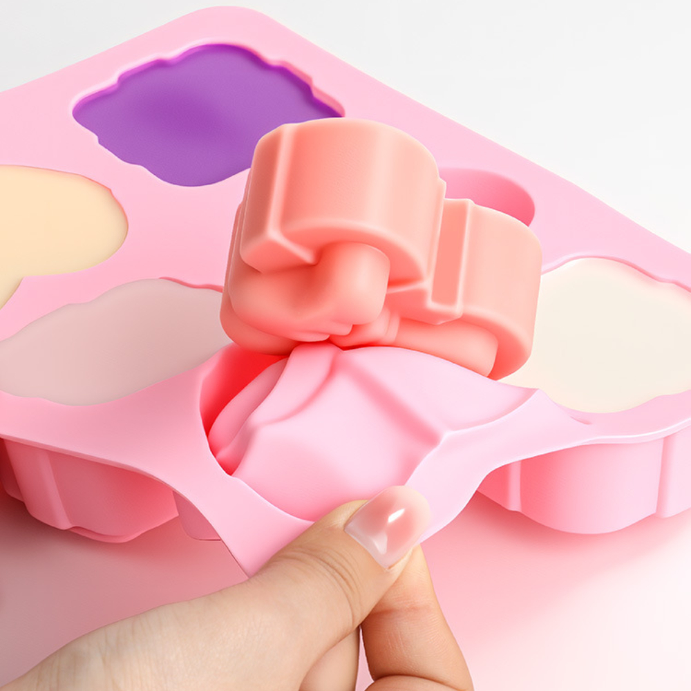 Square Heart Shape Silicone Mo - огляд і ціна Candle Making Workshop