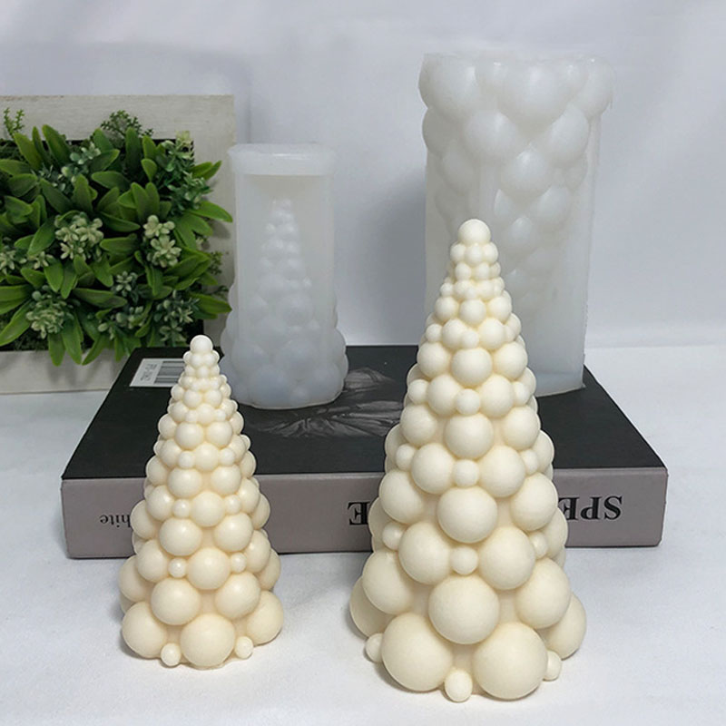 3D Bubble Christmas Tree Silic - огляд і ціна Candle Making Workshop