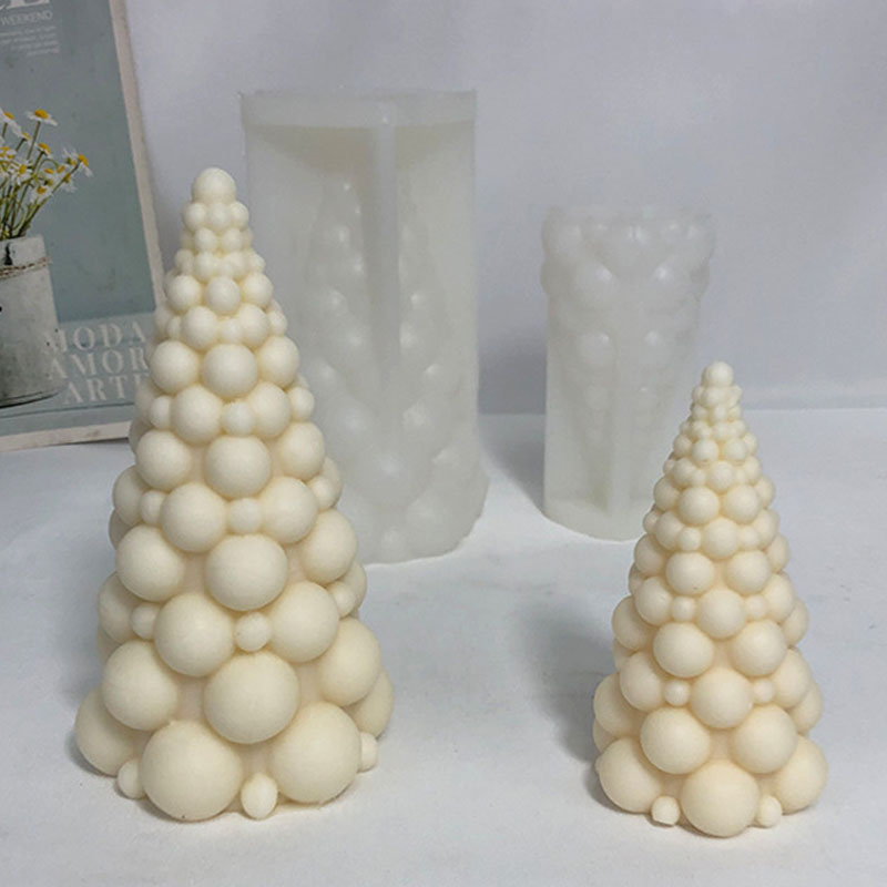 3D Bubble Christmas Tree Silic - огляд і ціна Candle Making Workshop
