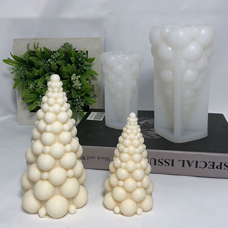 3D Bubble Christmas Tree Silic - огляд і ціна Candle Making Workshop
