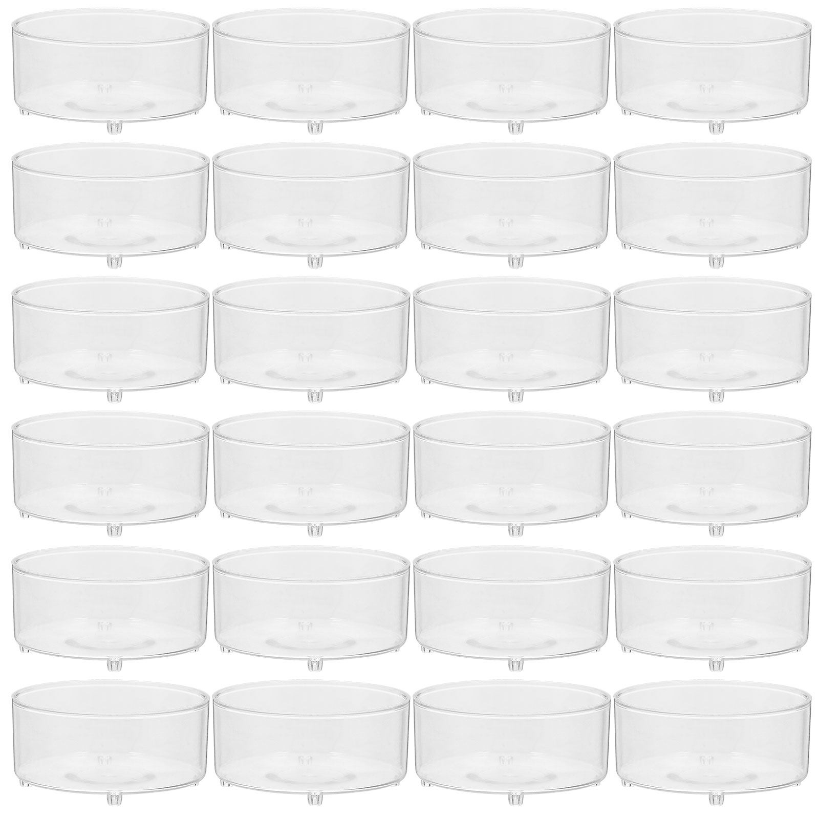 50Pcs Plastic Cups for Tealigh - огляд і ціна Candle Making Supplies