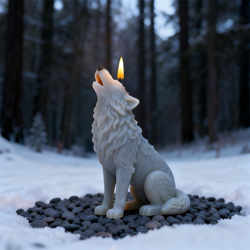 Snowfield Howling Moon Wolf Ca - огляд і ціна Candle Making Workshop