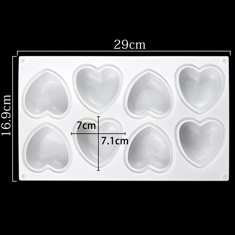 Love Heart Silicone Soap Mold  - огляд і ціна Candle Making Kit