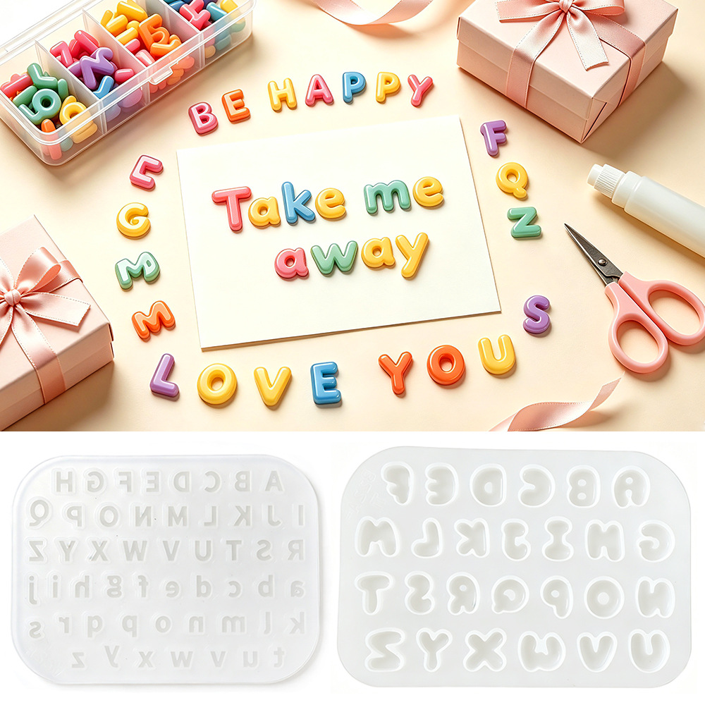 2Pcs Mini Letter Silicone Mold - огляд і ціна Candle Making Kit