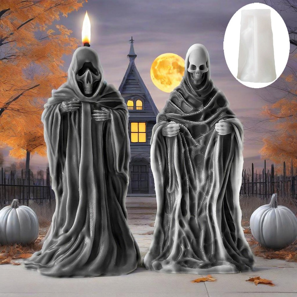 3D Skeleton Scent Candle Silic - огляд і ціна Candle Making Workshop