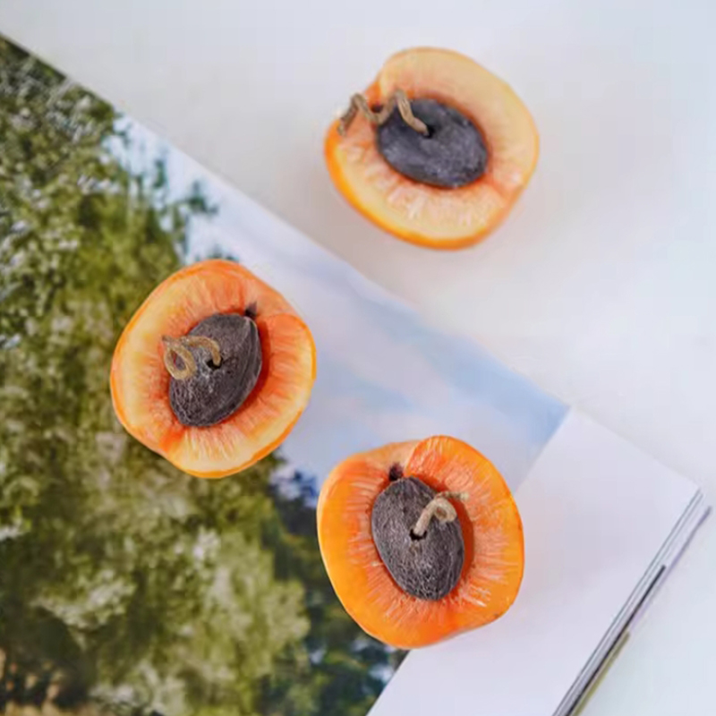 3D Apricot Fruit Candle Silico - огляд і ціна Candle Making Supplies