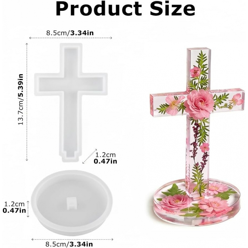 Two silicone molds with a base - огляд і ціна Candle Making Items