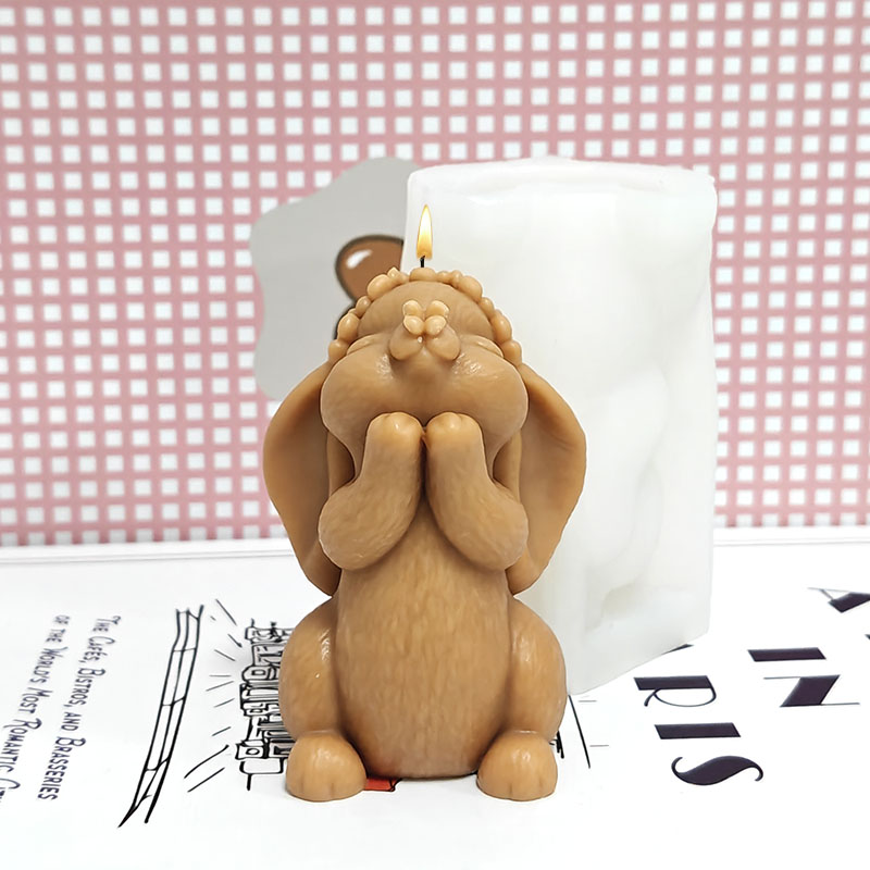 Prayer Rabbit Candle Mold Sili - огляд і ціна Candle Making Workshop