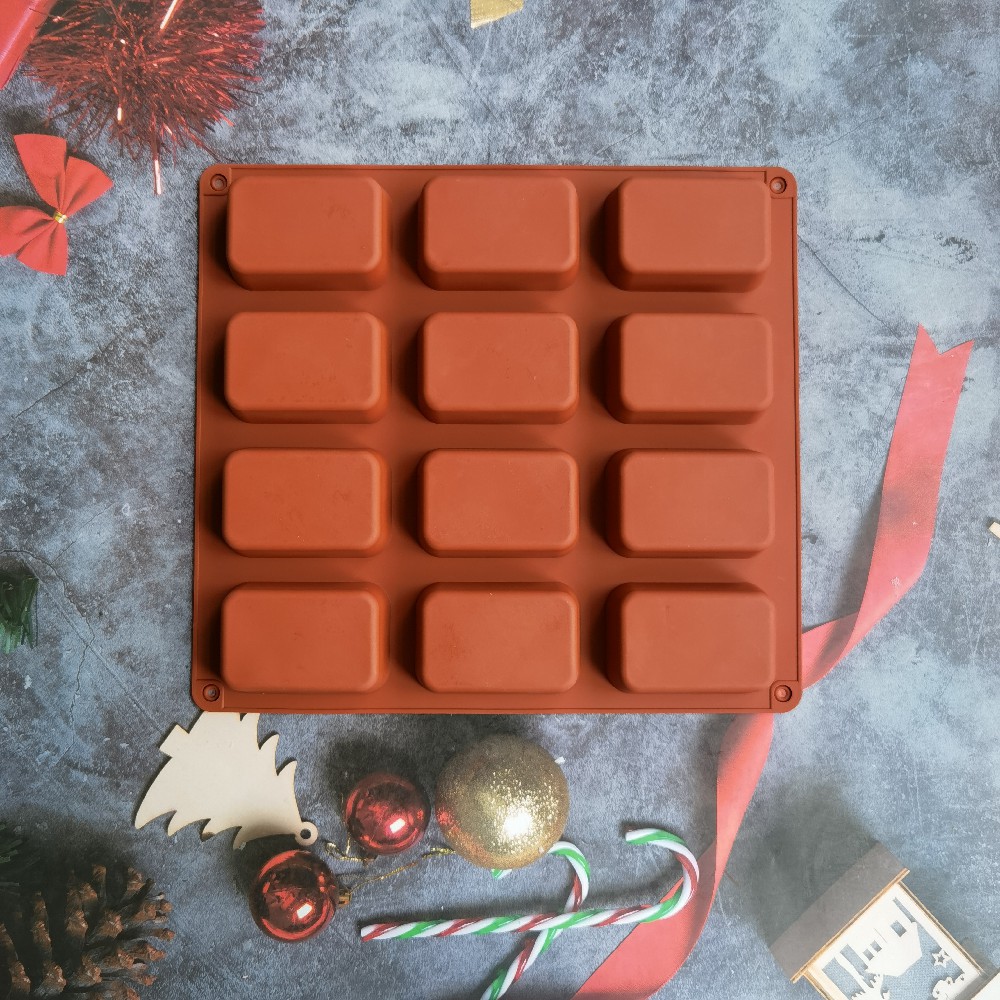 12 Cavity Square Silicone Soap - огляд і ціна Candle Making Workshop