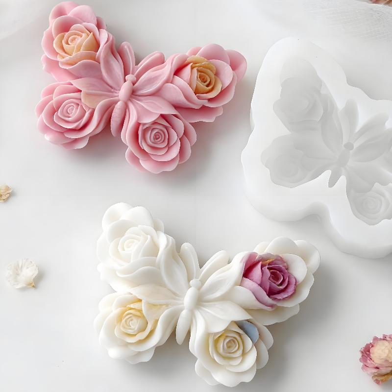 DIY Rose Butterfly Form Silico - огляд і ціна Candle Making Supplies