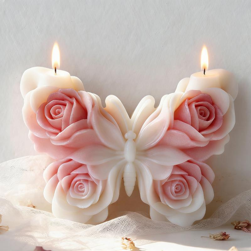 DIY Rose Butterfly Form Silico - огляд і ціна Candle Making Supplies