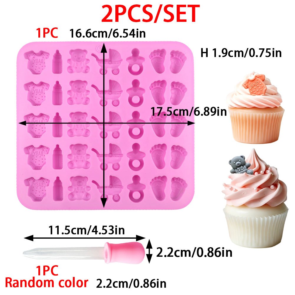 2pcs Silicone Mold Set 35-Cavi - огляд і ціна Candle Making Workshop