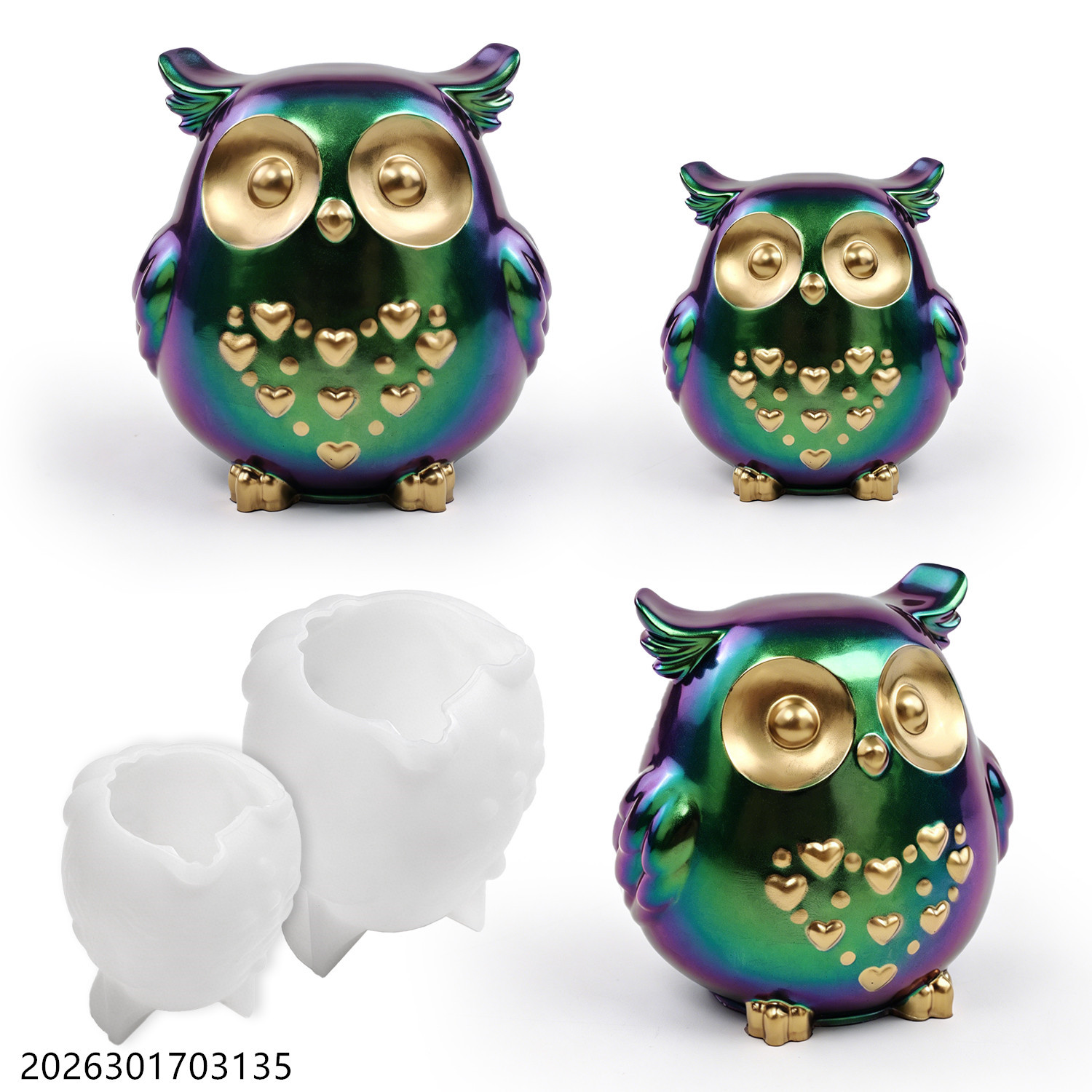 Owl Silicone Mold 3D Bird Shap - огляд і ціна Candle Making Kit
