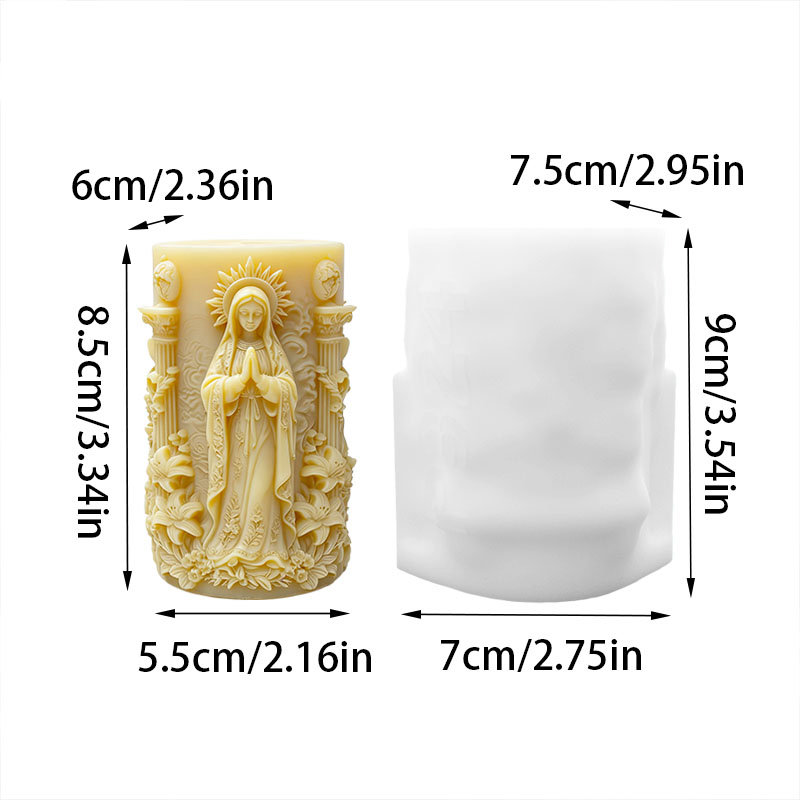 Virgin Mary Lily Religious Sty - огляд і ціна Candle Making Workshop