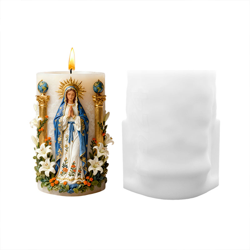 Virgin Mary Lily Religious Sty - огляд і ціна Candle Making Workshop