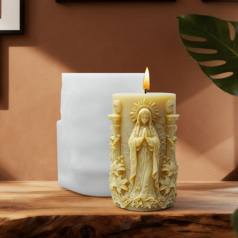 Virgin Mary Lily Religious Sty - огляд і ціна Candle Making Workshop