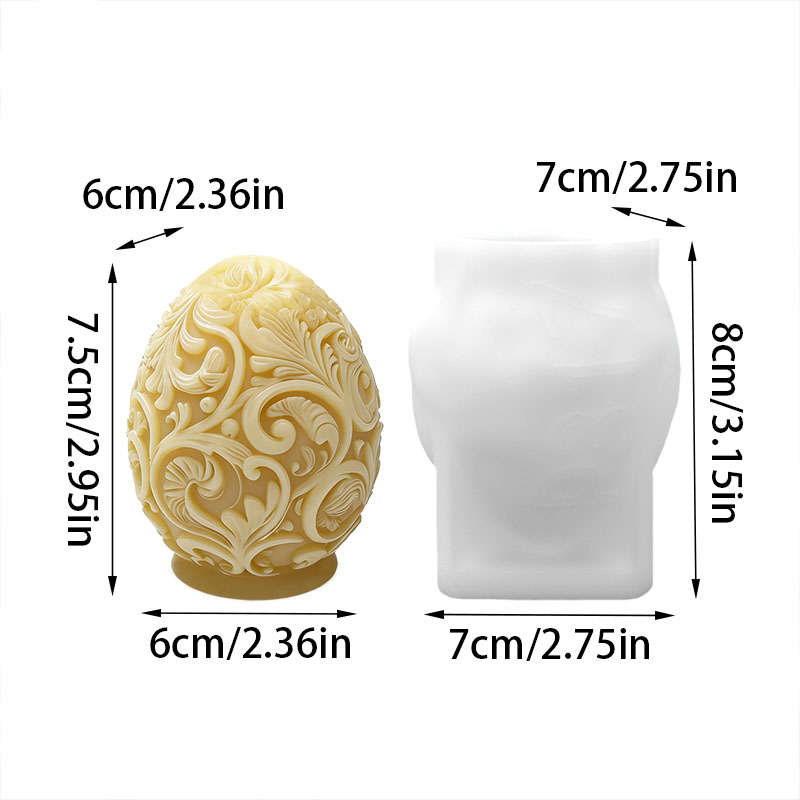 Gilded Baroque Easter Egg Cand - огляд і ціна Candle Making Workshop