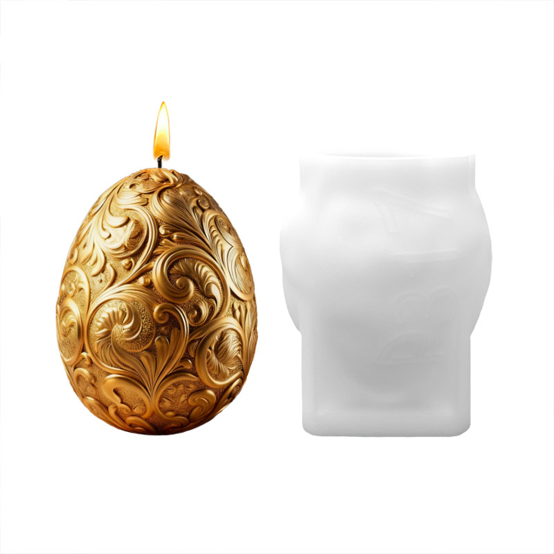 Gilded Baroque Easter Egg Cand - огляд і ціна Candle Making Workshop